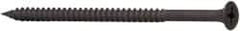 Value Collection - #10, 3-1/2" OAL, Phillips Drive Bugle Head, Steel Drywall Screws - Black Phosphate Finish, Grade 2 - Americas Industrial Supply