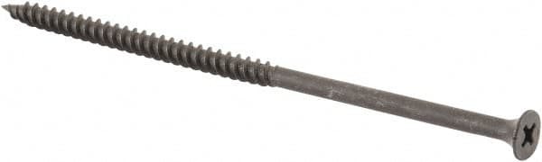 Value Collection - #10, 4-1/2" OAL, Phillips Drive Bugle Head, Steel Drywall Screws - Black Phosphate Finish, Grade 2 - Americas Industrial Supply