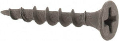 Value Collection - #6, 1" OAL, Phillips Drive Bugle Head, Steel Drywall Screws - Black Phosphate Finish, Grade 2 - Americas Industrial Supply