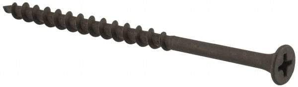 Value Collection - #8, 3" OAL, Phillips Drive Bugle Head, Steel Drywall Screws - Black Phosphate Finish, Grade 2 - Americas Industrial Supply