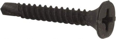 Value Collection - #6, 1" OAL, Phillips Drive Bugle Head, Steel Drywall Screws - Black Phosphate Finish, Grade 2 - Americas Industrial Supply