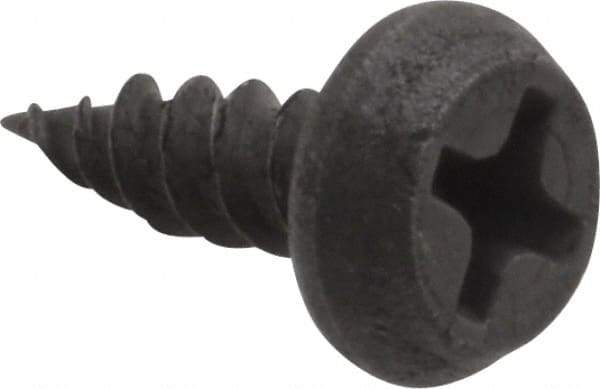 Value Collection - #6 Pan Head Phillips Sheet Metal Screw - Steel, 7/16" Length Under Head, Grade 2 - Americas Industrial Supply