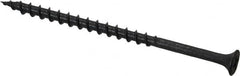Value Collection - #8, 3" OAL, Phillips Drive Bugle Head Wood Screw - Black Phosphate Finish Steel, Grade 2 - Americas Industrial Supply