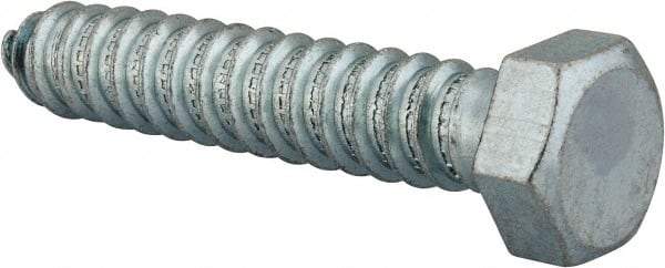 Value Collection - 3/4" Screw, 4" Length Under Head, Steel, Hex Head Lag Screw - Zinc Plated, Grade 2 - Americas Industrial Supply