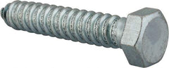 Value Collection - 3/4" Screw, 4" Length Under Head, Steel, Hex Head Lag Screw - Zinc Plated, Grade 2 - Americas Industrial Supply