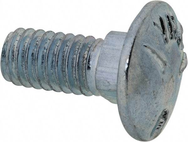 Value Collection - 5/16-18 UNC 3/4" Length Under Head, Standard Square Neck, Carriage Bolt - Grade 5 Steel, Zinc-Plated Clear Chromate Finish - Americas Industrial Supply