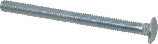 Value Collection - 1/2-13 UNC 6-1/2" Length Under Head, Standard Square Neck, Carriage Bolt - Grade 2 Steel, Zinc-Plated Finish - Americas Industrial Supply