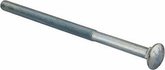 Value Collection - 1/2-13 UNC 9" Length Under Head, Standard Square Neck, Carriage Bolt - Grade 2 Steel, Zinc-Plated Finish - Americas Industrial Supply