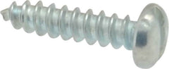 Value Collection - #2 Pan Head Slotted Sheet Metal Screw - Steel, 3/8" Length Under Head, Grade 2 - Americas Industrial Supply