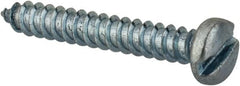 Value Collection - #2 Pan Head Slotted Sheet Metal Screw - Steel, 5/8" Length Under Head, Grade 2 - Americas Industrial Supply