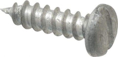 Value Collection - #6 Pan Head Slotted Sheet Metal Screw - Aluminum, 1/2" Length Under Head, ASME B18.6.4 - Americas Industrial Supply