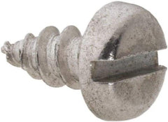 Value Collection - #8 Pan Head Slotted Sheet Metal Screw - Aluminum, 3/8" Length Under Head, ASME B18.6.4 - Americas Industrial Supply