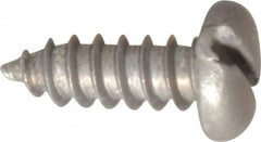 Value Collection - #8 Pan Head Slotted Sheet Metal Screw - Aluminum, 1/2" Length Under Head, ASME B18.6.4 - Americas Industrial Supply