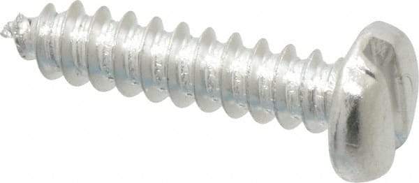 Value Collection - #8 Pan Head Slotted Sheet Metal Screw - Aluminum, 3/4" Length Under Head, ASME B18.6.4 - Americas Industrial Supply