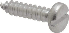 Value Collection - #10 Pan Head Slotted Sheet Metal Screw - Aluminum, 3/4" Length Under Head, ASME B18.6.3 & ASME B18.6.4 - Americas Industrial Supply