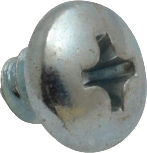 Value Collection - #10 Pan Head Phillips Sheet Metal Screw - Steel, 1/4" Length Under Head, Grade 2 - Americas Industrial Supply