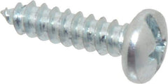 Value Collection - #10 Pan Head Slotted Phillips Sheet Metal Screw - Steel, 3/4" Length Under Head, Grade 2 - Americas Industrial Supply