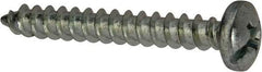 Value Collection - #10 Pan Head Slotted Phillips Sheet Metal Screw - Steel, 1-1/2" Length Under Head, Grade 2 - Americas Industrial Supply
