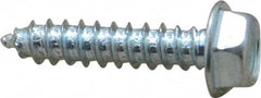 Value Collection - #8 Hex Washer Head Sheet Metal Screw - Steel, 3/4" Length Under Head, Grade 2 - Americas Industrial Supply