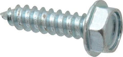 Value Collection - #10 Hex Washer Head Sheet Metal Screw - Steel, 3/4" Length Under Head, Grade 2 - Americas Industrial Supply