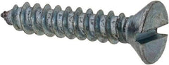 Value Collection - #6 Flat Head Slotted Sheet Metal Screw - Steel, 3/4" OAL, Grade 2 - Americas Industrial Supply