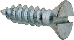 Value Collection - #8 Flat Head Slotted Sheet Metal Screw - Steel, 5/8" OAL, Grade 2 - Americas Industrial Supply
