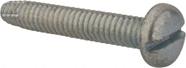 Value Collection - 1/4-20 UNC 1-1/2" Length Under Head Slotted Thread Cutting Screw - Americas Industrial Supply