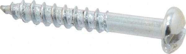 Value Collection - 5/16-18 UNC Thread, 3/4" Length Under Head, Hex Drive Steel Thread Cutting Screw - Hex Head, Grade 2, Point Type F, Zinc-Plated Finish - Americas Industrial Supply