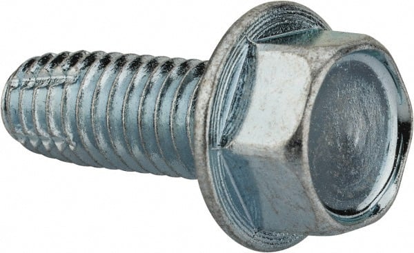 Value Collection - 3/8-16 UNC 1" Length Under Head Hex Thread Cutting Screw - Americas Industrial Supply