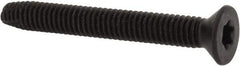 Value Collection - 2-1/2" OAL Flat Head T40 Torx Drive Flooring Screw - 5/16-18 UNC, Point Type F, Grade 2 Steel, Black Phosphate Finish - Americas Industrial Supply