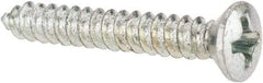 Value Collection - #6 Oval Head Phillips Sheet Metal Screw - Steel, 1" OAL, AISI 1016, ANSI/ASME B18.6.4, ASME B18.6.3 & SAE J933, Grade 1016-1024 - Americas Industrial Supply