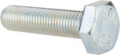 Value Collection - M10x1.25mm Metric Fine, 40mm Length Under Head Hex Head Cap Screw - Fully Threaded, Grade 8.8 Steel, Zinc-Plated Finish, 17mm Hex - Americas Industrial Supply