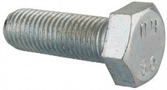 Value Collection - M12x1.50mm Metric Fine, 35mm Length Under Head Hex Head Cap Screw - Fully Threaded, Grade 8.8 Steel, Zinc-Plated Finish, 19mm Hex - Americas Industrial Supply