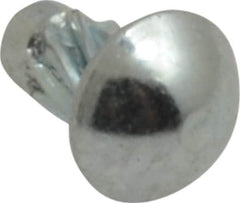 Value Collection - #4 Round Head Sheet Metal Screw - Steel, 3/16" Length Under Head, AISI 1016, ASME B18.6.3 & ASME B18.6.4, Grade 1016-1024 - Americas Industrial Supply