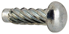 Value Collection - #7 Round Head Sheet Metal Screw - Steel, 1/2" Length Under Head, Grade 2 - Americas Industrial Supply