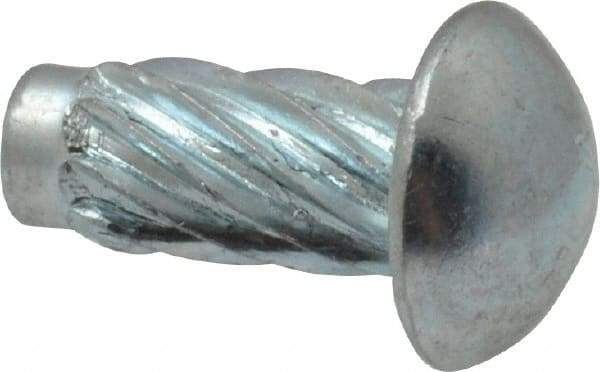Value Collection - #12 Round Head Sheet Metal Screw - Steel, 1/2" Length Under Head, Grade 2 - Americas Industrial Supply