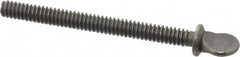 Value Collection - #10-24 Oval Shoulder Grade 2 Steel Thumb Screw - 2" OAL, 0.49" Head Height, Uncoated - Americas Industrial Supply