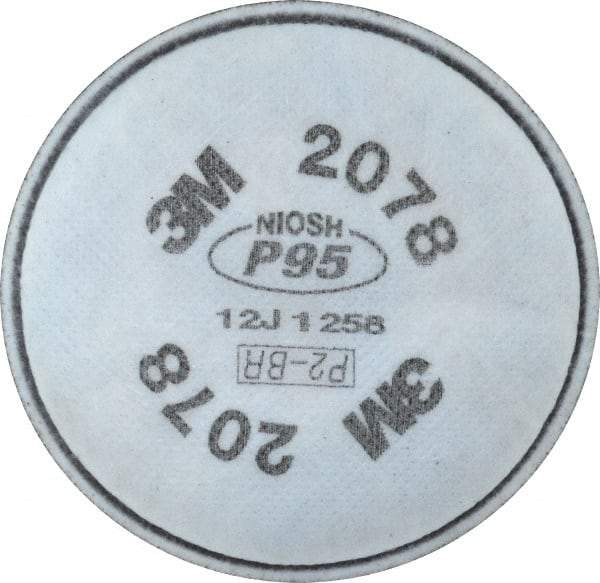3M - Light Blue P95 Filter - Series 2000, Protects Against Acid Gas, Organic Vapor - Americas Industrial Supply