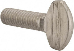 Value Collection - 5/16-18 Oval Shoulderless Grade 18-8 Stainless Steel Thumb Screw - 1" OAL, 0.78" Head Height - Americas Industrial Supply