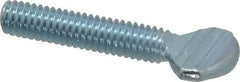 Value Collection - 5/16-18 Oval Shoulderless Grade 2 Steel Thumb Screw - 1-1/2" OAL, Zinc-Plated Finish - Americas Industrial Supply