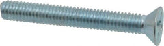 Value Collection - #10-32 UNF, 1-1/2" OAL Phillips Drive Machine Screw - Flat Head, Grade 2 Steel, Zinc-Plated Finish, Without Washer - Americas Industrial Supply