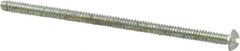 Value Collection - #6-32 UNC, 2-3/4" Length Under Head Slotted Drive Machine Screw - Round Head, Grade 2 Alloy Steel, Zinc-Plated Finish, Without Washer - Americas Industrial Supply