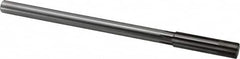 Made in USA - 0.509" Carbide-Tipped 6 Flute Chucking Reamer - Straight Flute, 7/16" Straight Shank, 2" Flute Length, 8" OAL - Americas Industrial Supply