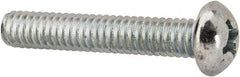 Value Collection - #12-24 UNC, 1-1/4" Length Under Head Phillips Drive Machine Screw - Round Head, Grade J82 Steel, Zinc-Plated Finish, Without Washer - Americas Industrial Supply