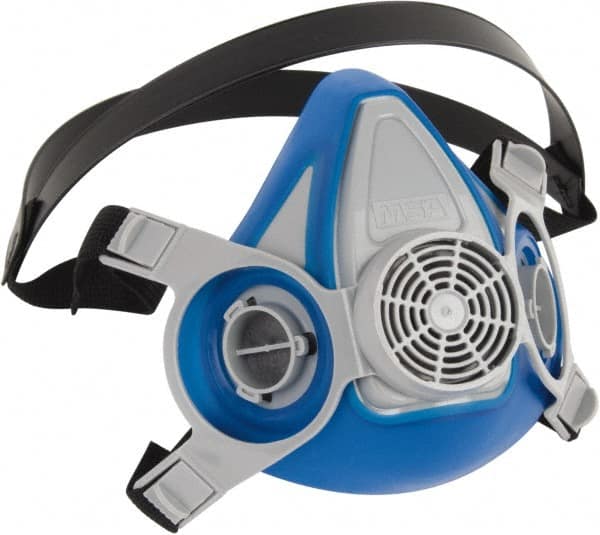 MSA - Series Advantage 200 LS, Size M Half Mask Respirator - 2-Point Suspension, Bayonet Connection - Americas Industrial Supply