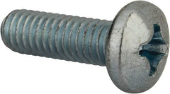 Value Collection - 5/16-18 UNC, 1" Length Under Head Phillips Drive Machine Screw - Pan Head, Grade 2 Steel, Zinc-Plated Finish, Without Washer - Americas Industrial Supply