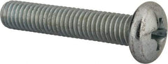 Value Collection - 3/8-16 UNC, 2" Length Under Head Phillips Drive Machine Screw - Pan Head, Grade 2 Steel, Zinc-Plated Finish, Without Washer - Americas Industrial Supply