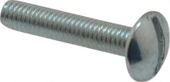 Value Collection - #10-32 UNF, 1" Length Under Head Slotted Drive Machine Screw - Truss Head, Grade 2 Steel, Zinc-Plated Finish, Without Washer - Americas Industrial Supply