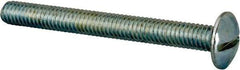 Value Collection - 5/16-18 UNC, 3" Length Under Head Slotted Drive Machine Screw - Truss Head, Grade J82 Steel, Zinc-Plated Finish, Without Washer - Americas Industrial Supply