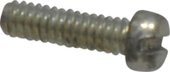 Value Collection - #2-56 UNC, 5/16" Length Under Head Slotted Drive Machine Screw - Fillister Head, Grade 2 Steel, Zinc-Plated Finish, Without Washer - Americas Industrial Supply